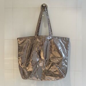 Metallic Tote Bag